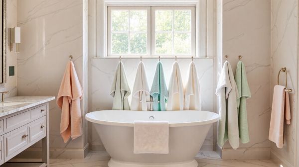 6 porte serviettes tendance pour embellir votre salle de bain