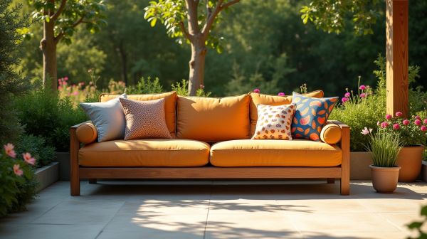 Choisir un canapé outdoor confortable et résistant aux intempéries